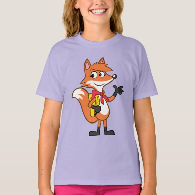 Ranger Rick | Scarlett Fox Waving T-Shirt (Front)