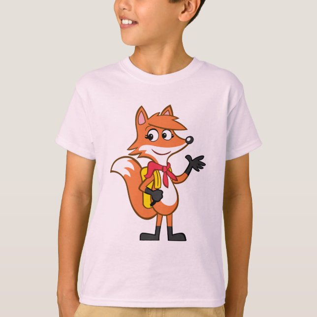 Ranger Rick | Scarlett Fox Waving T-Shirt (Front)