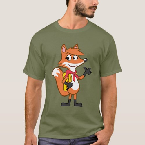 Ranger Rick  Scarlett Fox Waving T_Shirt