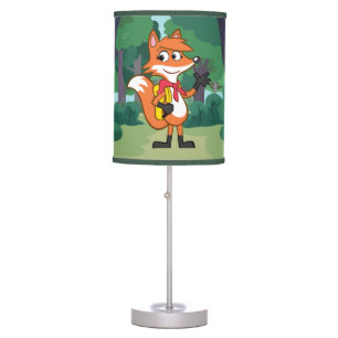 Ranger Rick Scarlett Fox Waving Table Lamp
