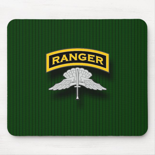 Ranger tab and HALO badge Mouse Pad (Front)