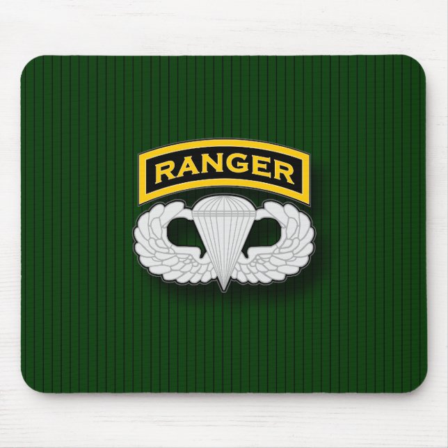 Ranger tab and Jump Wings Mouse Pad (Front)