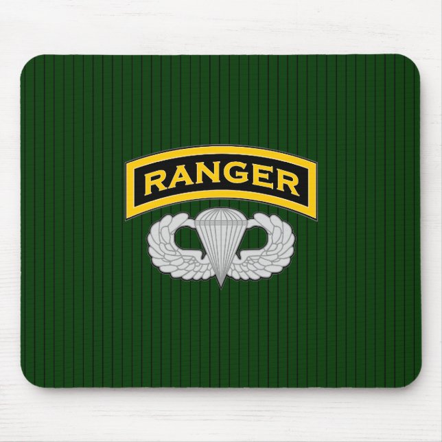 Ranger tab and Jump Wings Mouse Pad (Front)