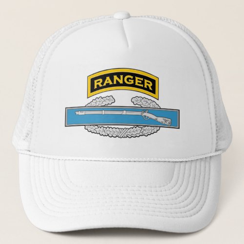 Ranger tab _ Combat Infantrymans Badge _ CIB Trucker Hat