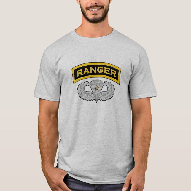 Ranger Tab & Jumb Wings - Combat T-Shirt (Front)