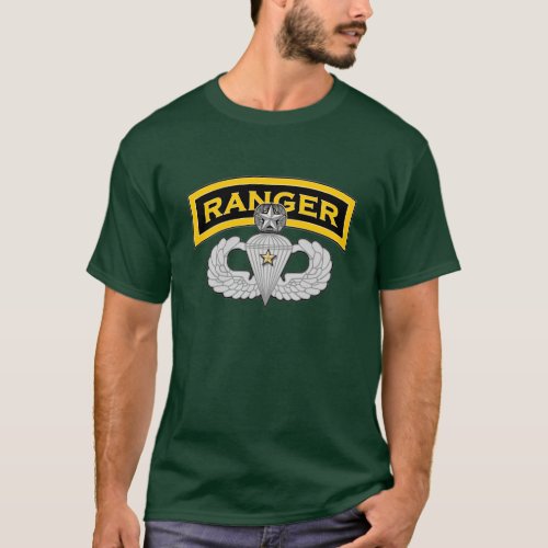 Ranger Tab  Master Parachutist _ Combat T_Shirt