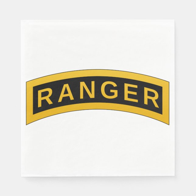 Ranger Tab Napkins (Front)