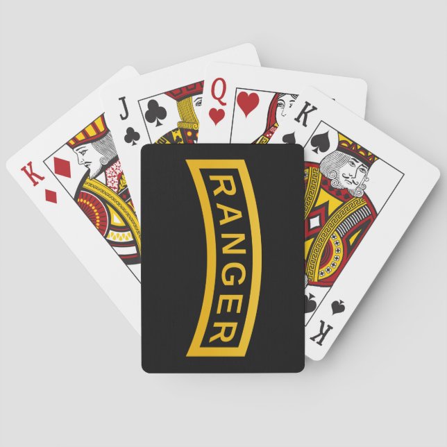 Ranger Tab Poker Cards (Back)