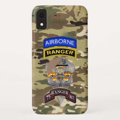 Rangers Lead The Way 75th Ranger Regiment iPhone XR Case