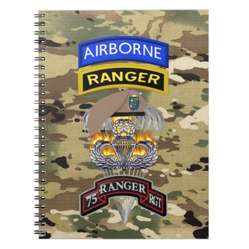 Rangers Lead The Way 75th Ranger Regiment Notebook