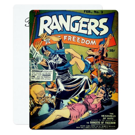 Rangers of Freedom Comics #3 Card