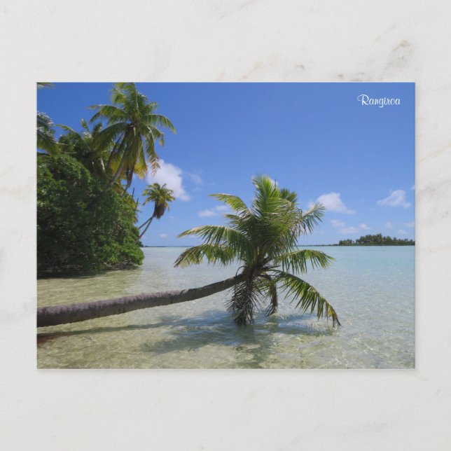 Rangiroa Blue Lagoon Postcard (Front)