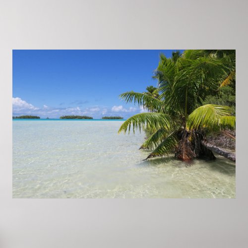 Rangiroa Blue Lagoon Poster