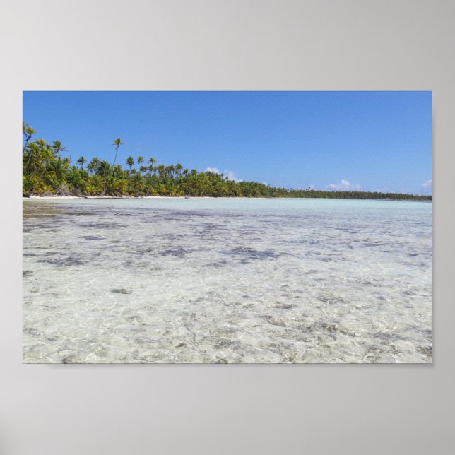 Rangiroa Blue Lagoon Poster (Front)