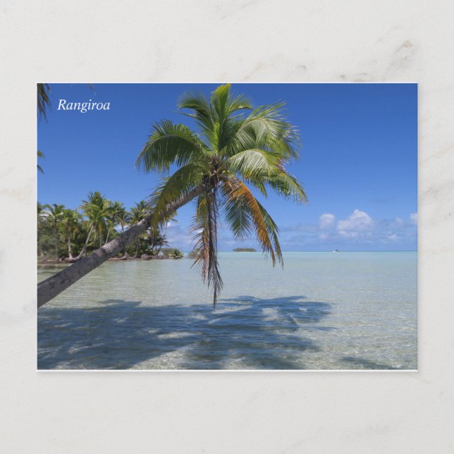 Rangiroa French Polynesia Postcard (Front)