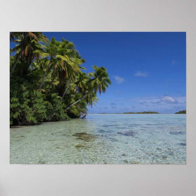 Rangiroa French Polynesia Tropical Island Poster (Front)
