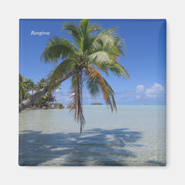 Rangiroa Palm Tree Magnet (Front)