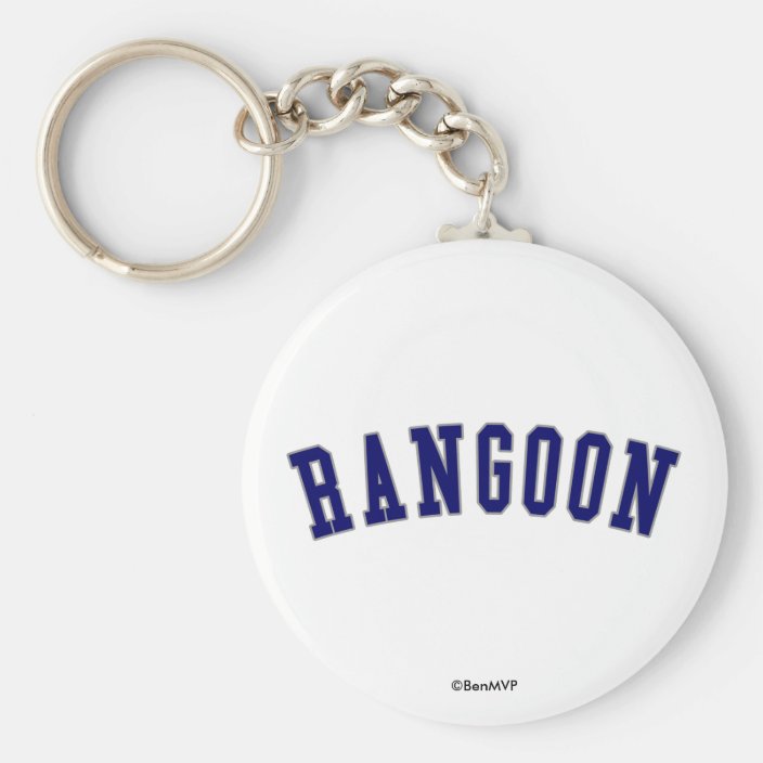 Rangoon Keychain