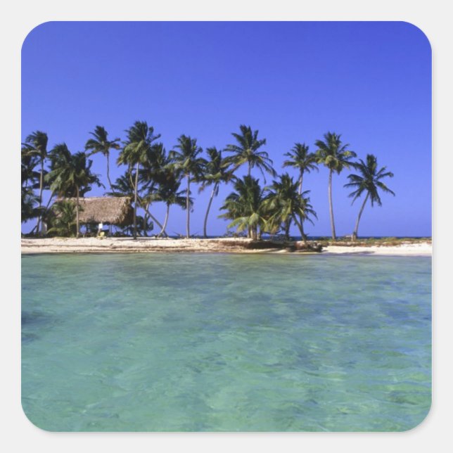 Ranguana Caye, Belize Square Sticker (Front)