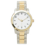 Rani Oversized Two-Tone Bracelet Name Watch Rani Oversized Two-Tone Bracelet Name Watch