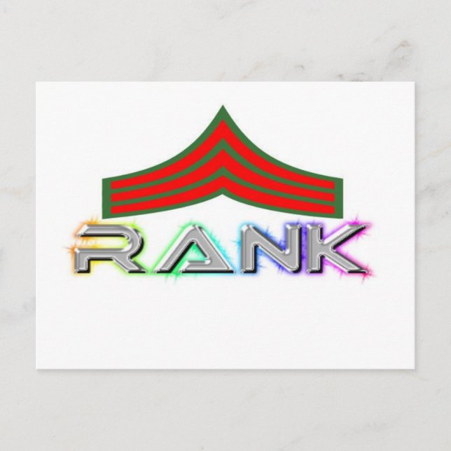 Rank items postcard (Front)