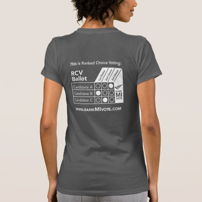 Rank MI Vote Tee (Back)