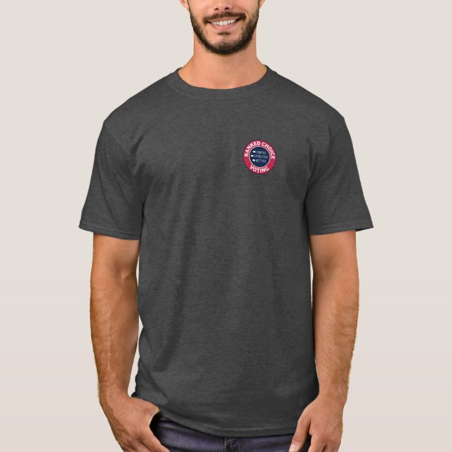 Ranked Choice Voting circular seal T-Shirt (Front)
