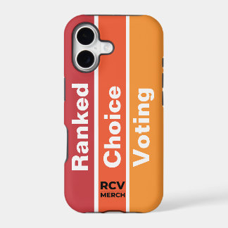 Ranked Choice Voting Stripes iPhone 17 Case