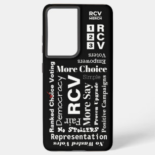 Ranked Choice Voting words Samsung Galaxy S21 Ultra Case
