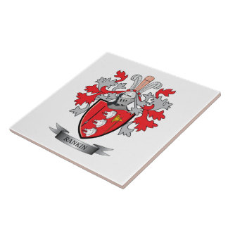 Rankin Family Crest Coat of Arms Ceramic Tile