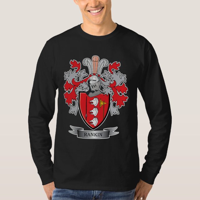 Rankin Family Crest Coat of Arms T-Shirt (Front)