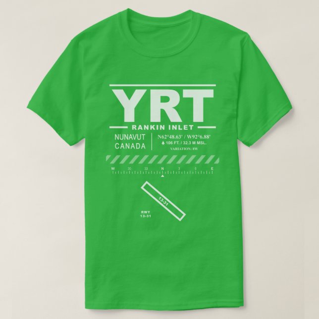 Rankin Inlet Airport YRT T-Shirt (Design Front)