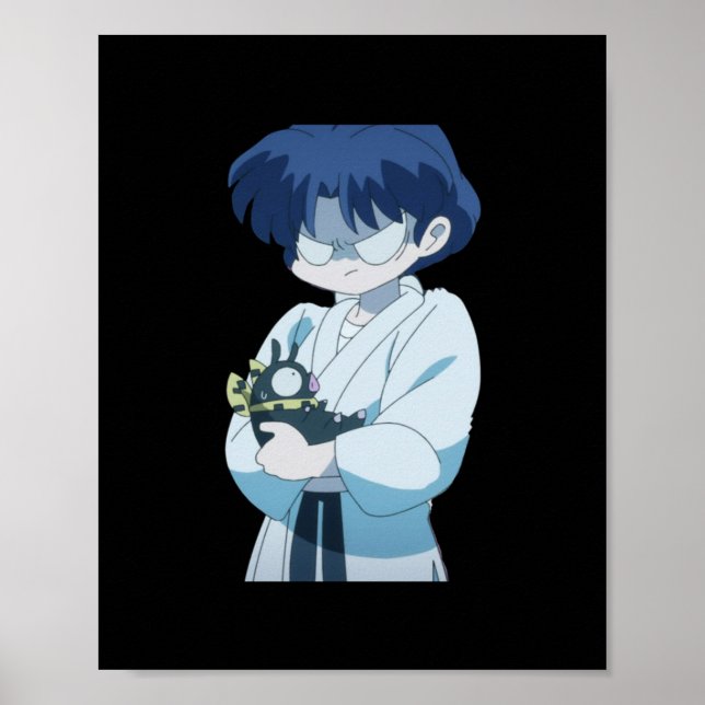 Ranma 12 Akane Tendo Sticker  Poster (Front)