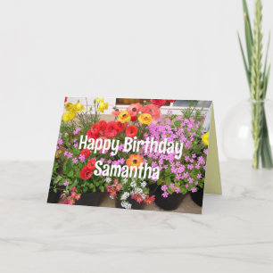 Rannunculus Spring Bulbs floral Flowers Flower Card