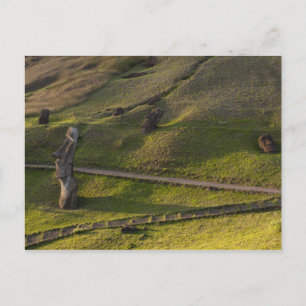Rano Raraku, Rapa Nui, Easter Island, Chile Postcard