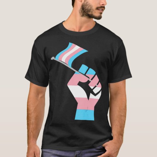 rans Fist ransgender Human Rights ransexual LGB T_Shirt