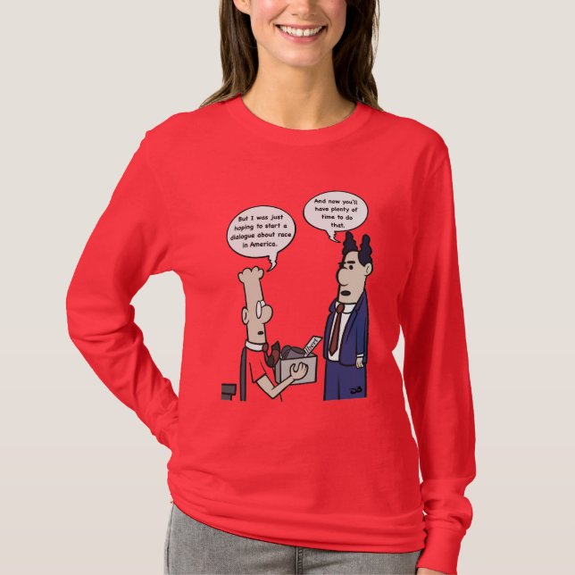 Rant Cartoon Women's Longsleeved T-Shirt (Front)