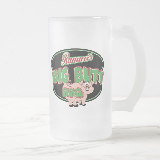 Ranucci's Big Butt BBQ Frosted Mug (Right)