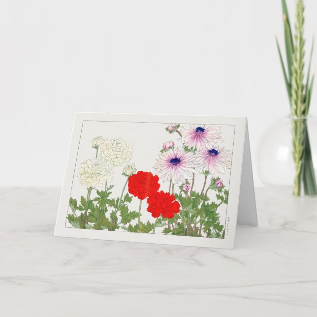 Ranunculus by Tanigami Konan Card (Front)