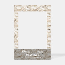 Ranunculus Garden Wedding Large Selfie Frame