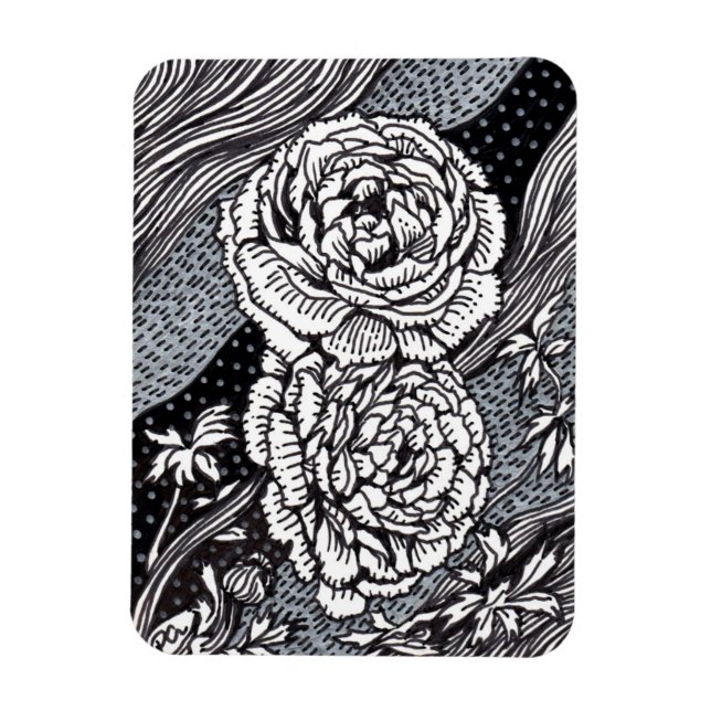 Ranunculus Magnet (Vertical)
