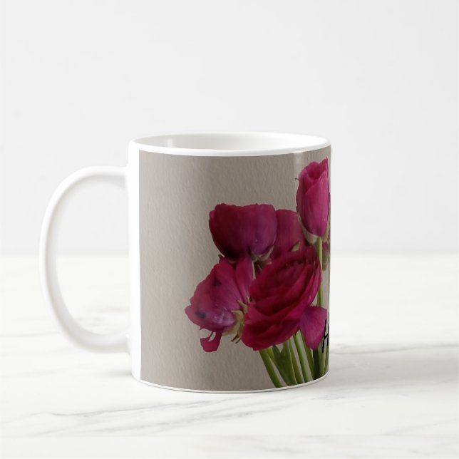  Ranunculus Original Flower Photograph V5 For Her Coffee Mug (Left)