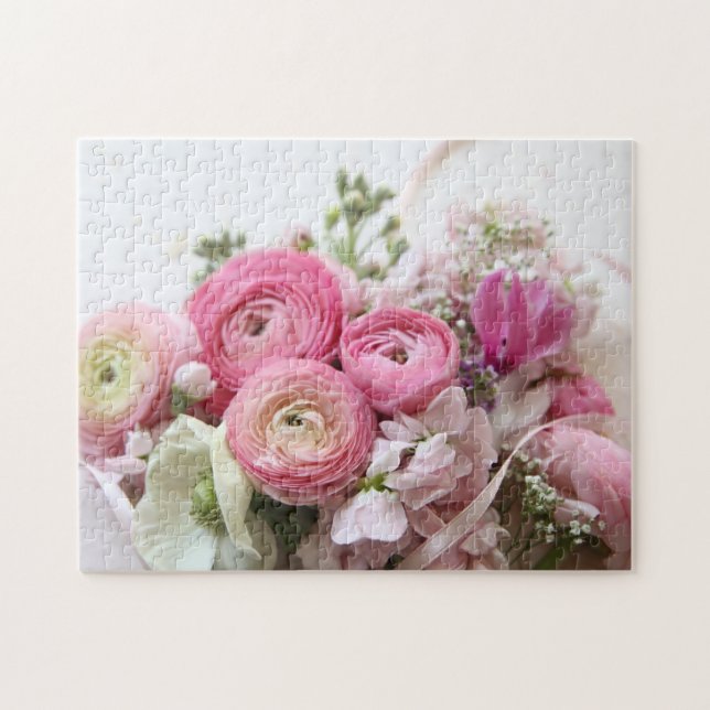 Ranunculus, other spring blooms jigsaw puzzle (Horizontal)