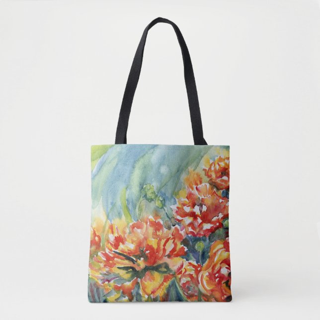 Ranunculus Shoulder Tote  (Front)