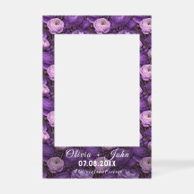 Ranunculus Sparkle Wedding Large Selfie Frame