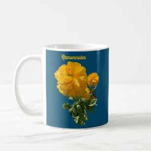 Ranunculus Yellow Flower Coffee Mug