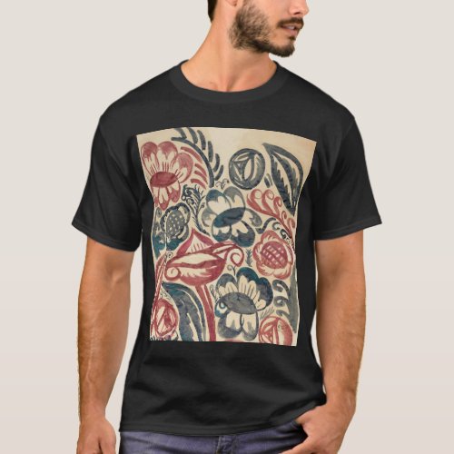 raoul dufy red and blue flowers T_Shirt