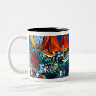 Raoul Dufy The Regatta Two-Tone Coffee Mug