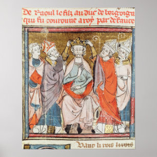 Raoul, son of the Duke of Burgundy Poster