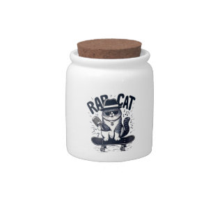 Rap Cat Harmony Candy Jar